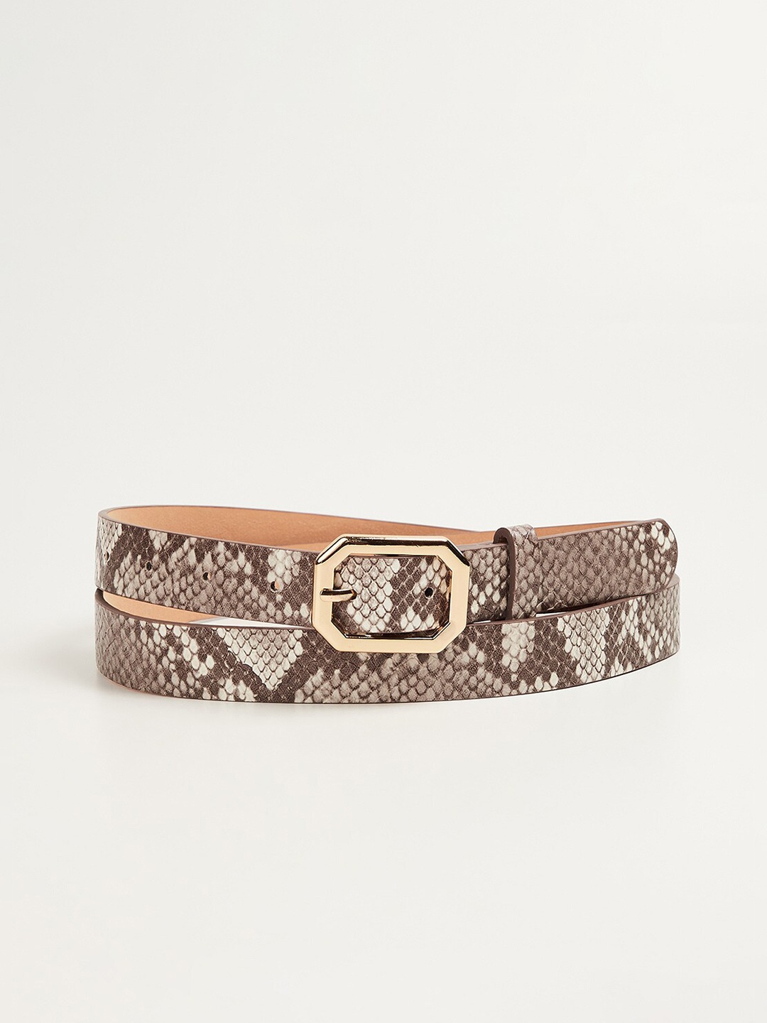 

Ginger by Lifestyle Women Beige & Brown Animal Printed Belt