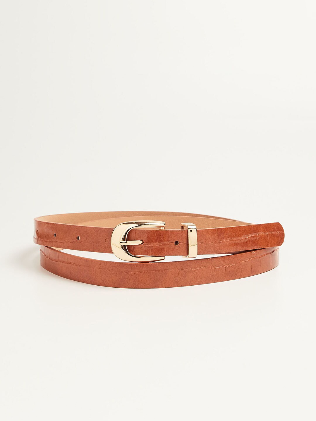 

Ginger by Lifestyle Women Brown Textured Belt