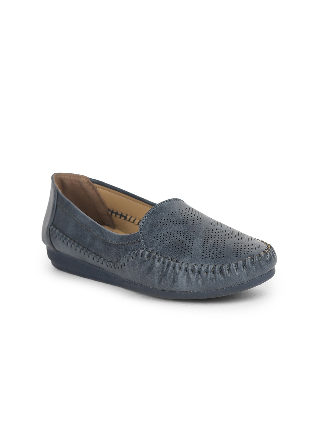 

Liberty Women Blue Perforations Loafers