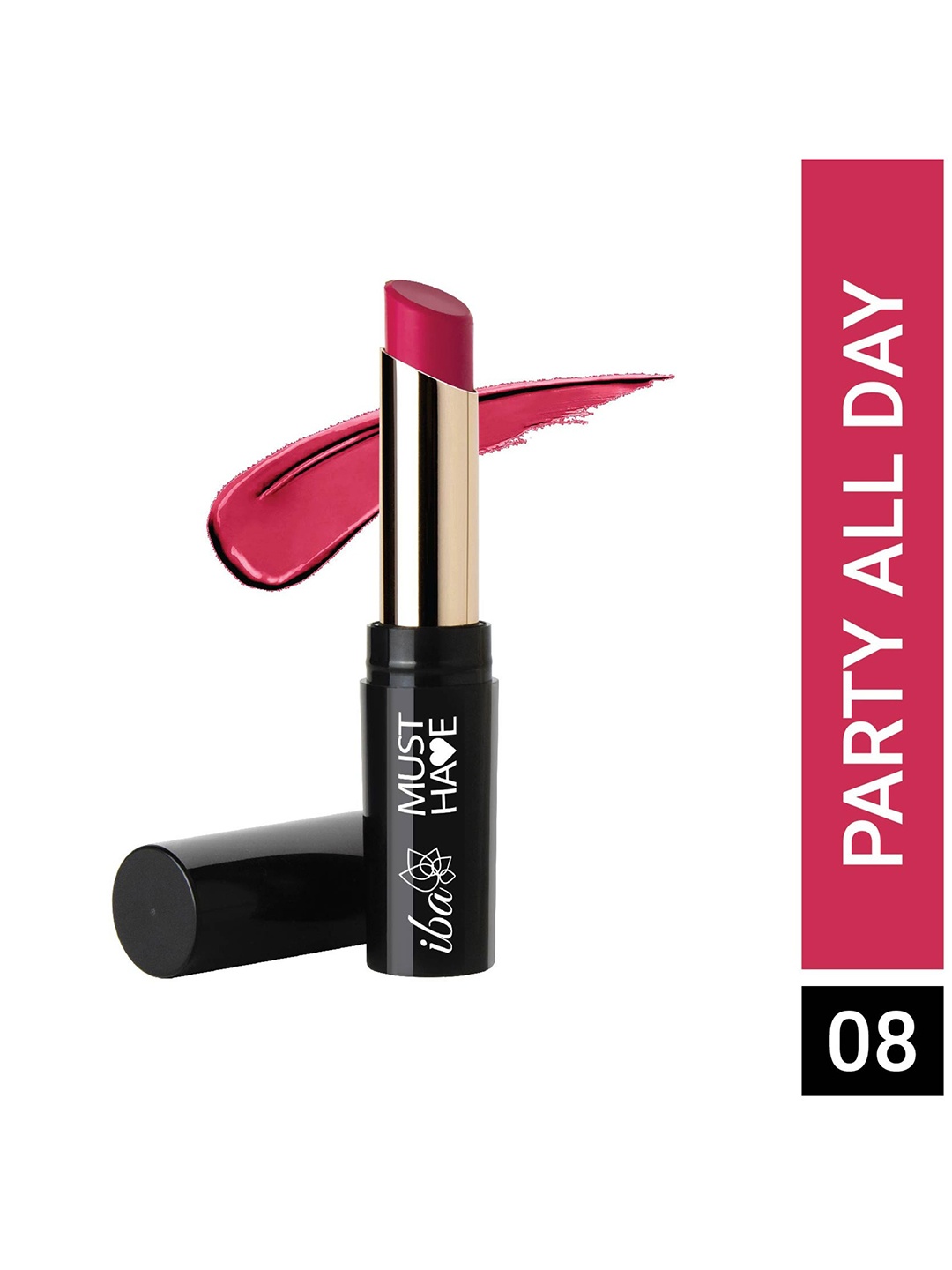 

Iba Must Have Transfer Proof Ultra Matte Lipstick 3.2g - Party All Day 08, Pink
