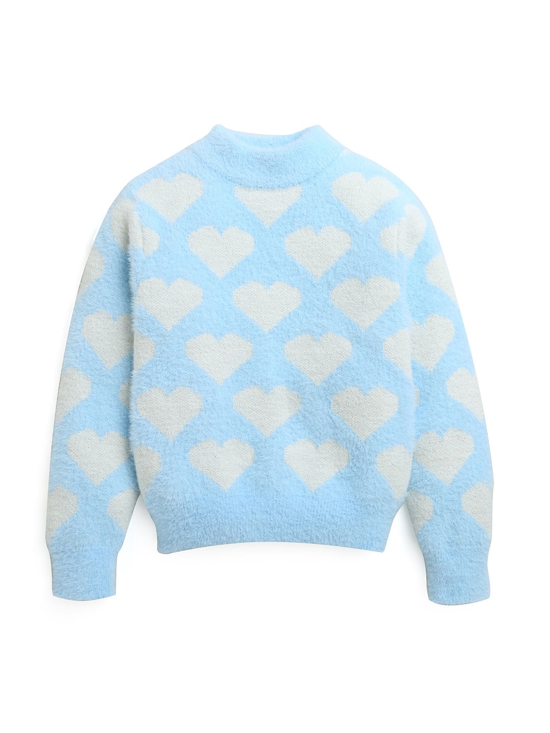 

Tiny Girl Girls Blue & White Pullover