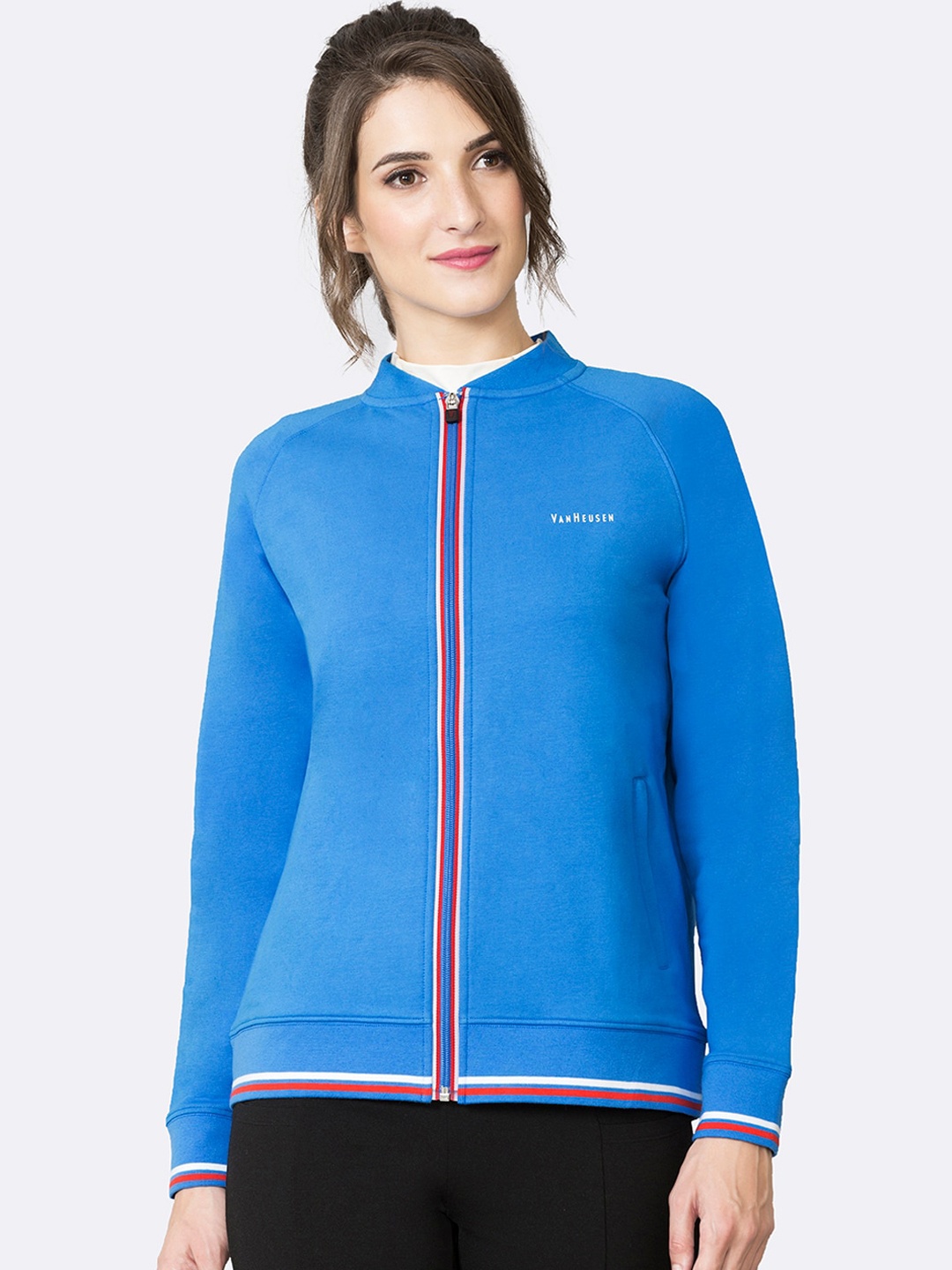 

Van Heusen Women Sporty Jacket, Blue
