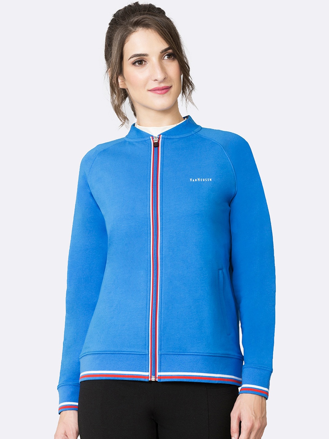 

Van Heusen Women Sporty Jacket, Blue
