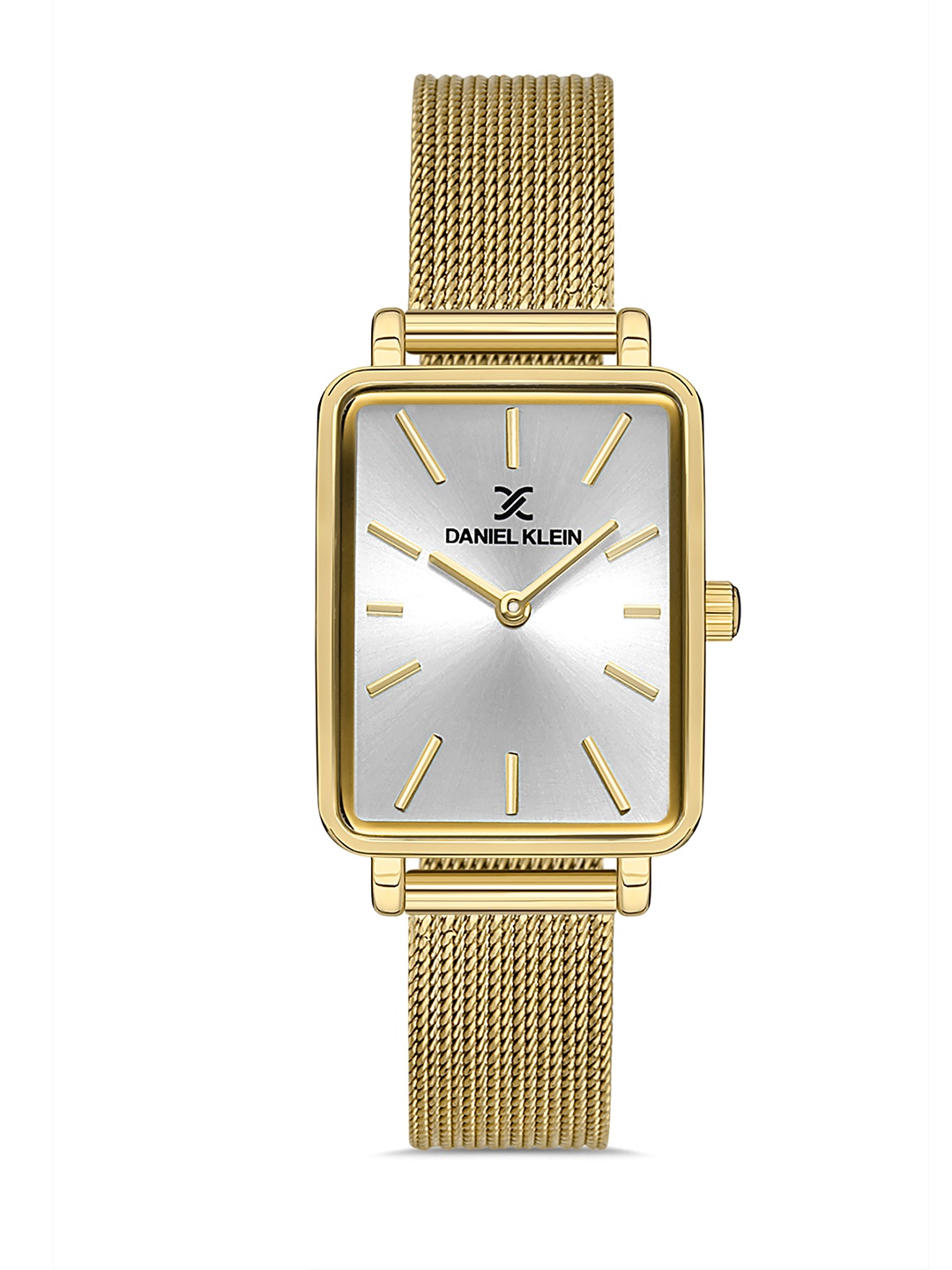 

Daniel Klein Fiord Women Silver & Gold Toned Dial & Strap Analogue Watch DK.1.13233-3_OR