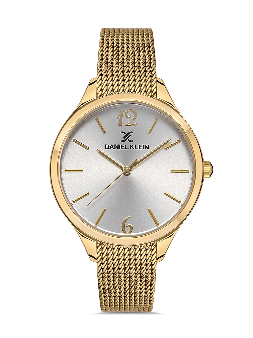 

Daniel Klein Fiord Women Silver & Gold-Toned Dial & Straps Analogue Watch DK.1.13237-3