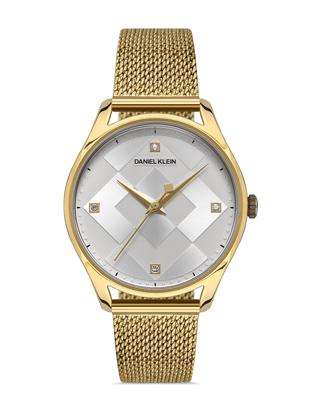 

Daniel Klein Premium Women Silver & Gold Dial Strap Analogue Watch DK.1.13222-2