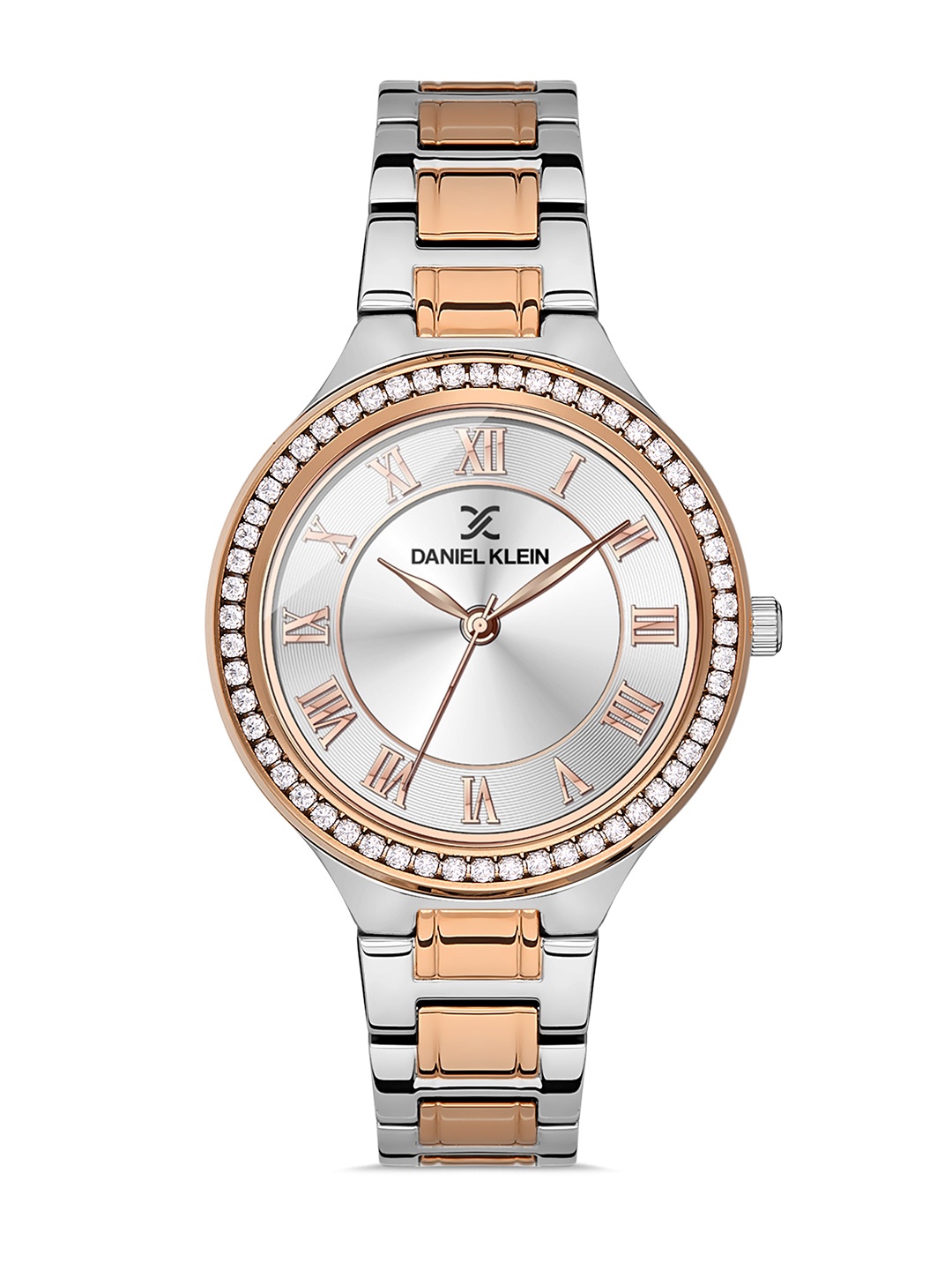 

Daniel Klein Premium Women Silver-Toned Dial & Strap Analogue Watch DK.1.13211-4