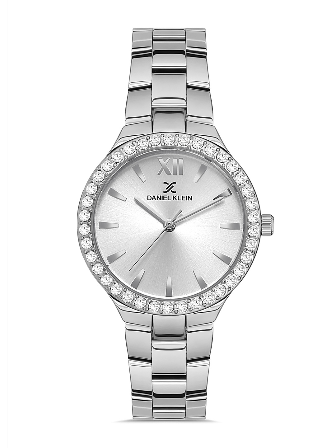 

Daniel Klein Premium Women Silver-Toned Dial & Strap Analogue Watch DK.1.13205-1