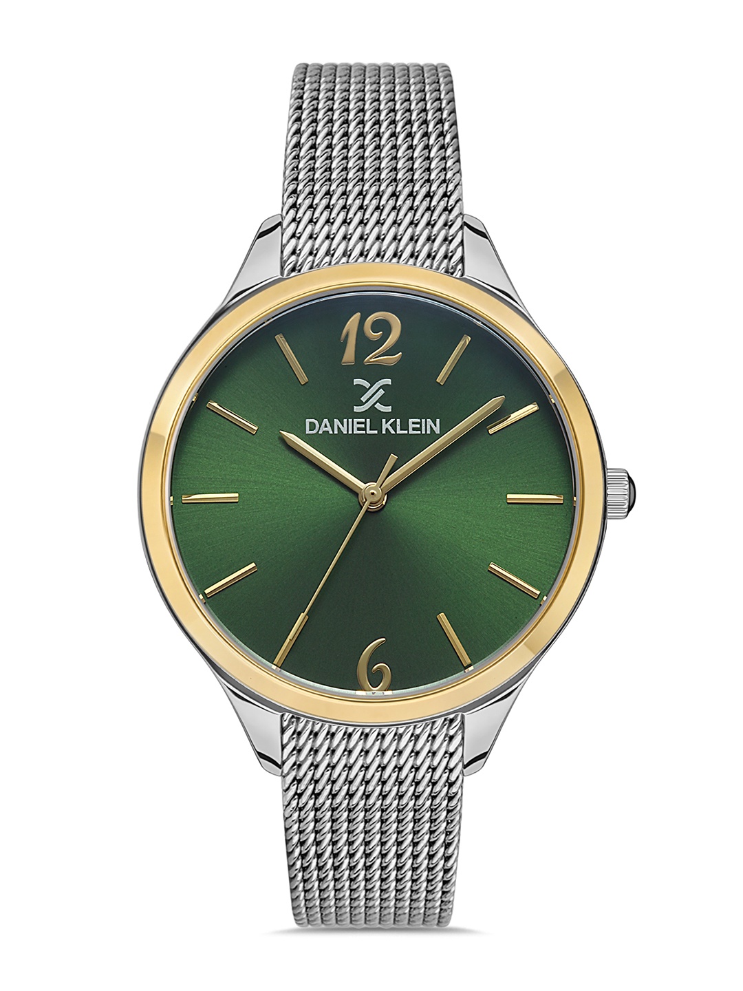 

Daniel Klein Fiord Women Green Dial & Silver Toned Strap Analogue Watch DK.1.13237-6