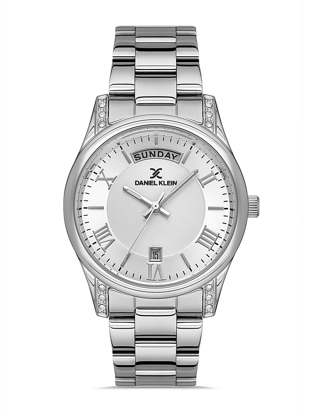 

Daniel Klein Premium Women Silver-Toned Dial & Strap Analogue Watch DK.1.13227-1