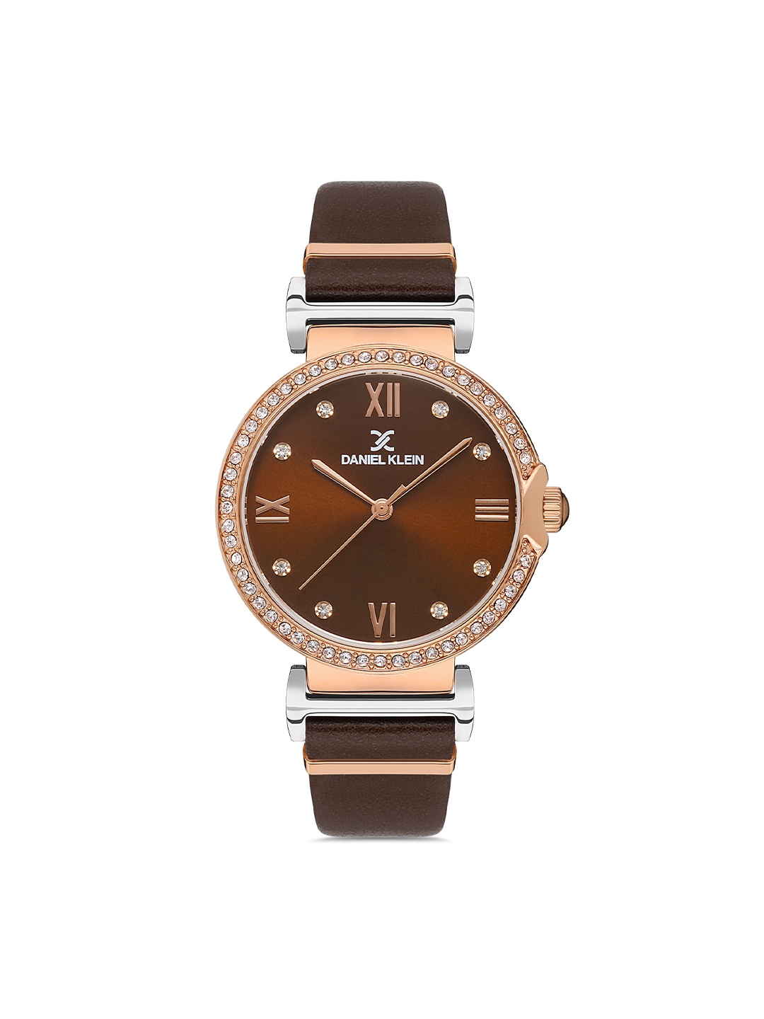 

Daniel Klein Premium Women Brown Dial & Leather Straps Analogue Watch DK.1.13219-5