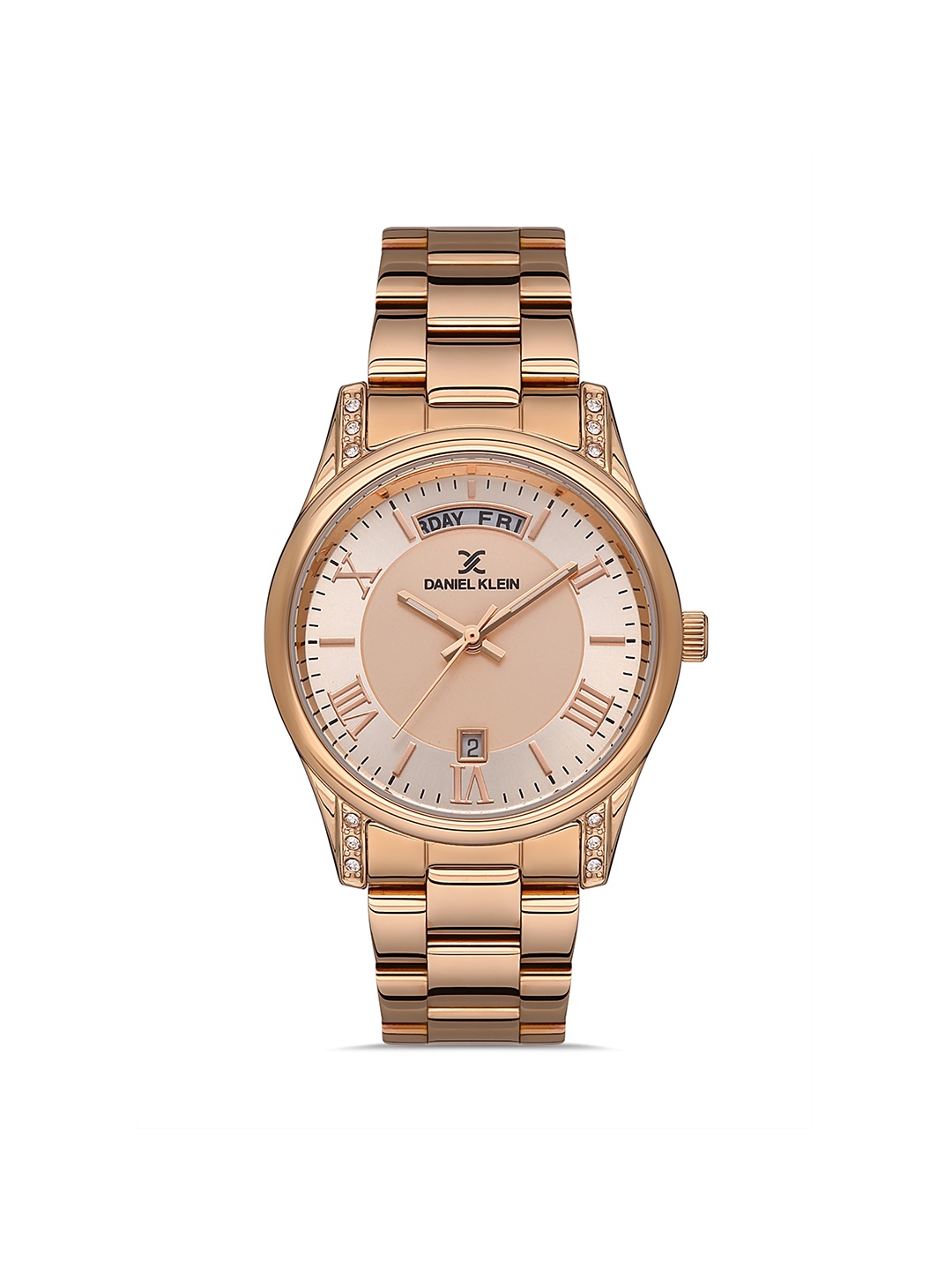 

Daniel Klein Premium Women Rose Gold-Toned Dial & Strap Analogue Watch DK.1.13227-3