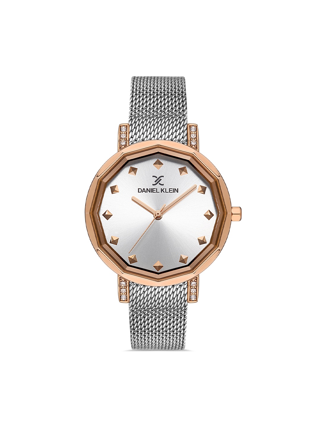 

Daniel Klein Premium Women Silver-Toned Dial & Strap Analogue Watch DK.1.13235-3
