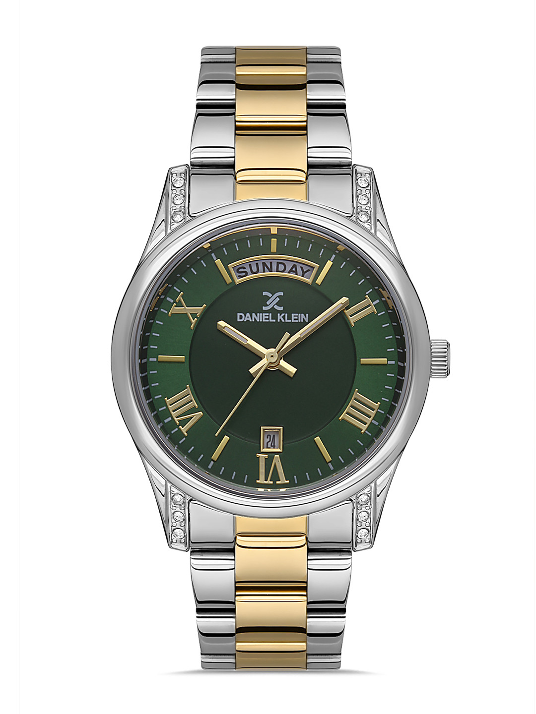 

Daniel Klein Premium Women Green Dial & Silver Strap Analogue Watch DK.1.13227-6