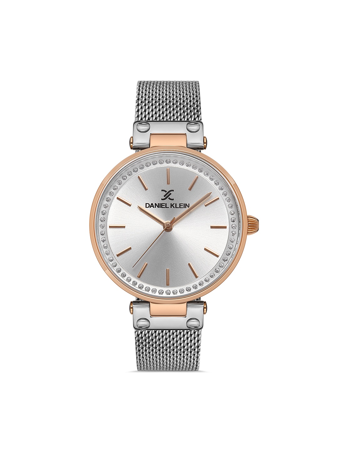 

Daniel Klein Premium Women Silver-Toned Dial & Strap Analogue Watch DK.1.13214-4