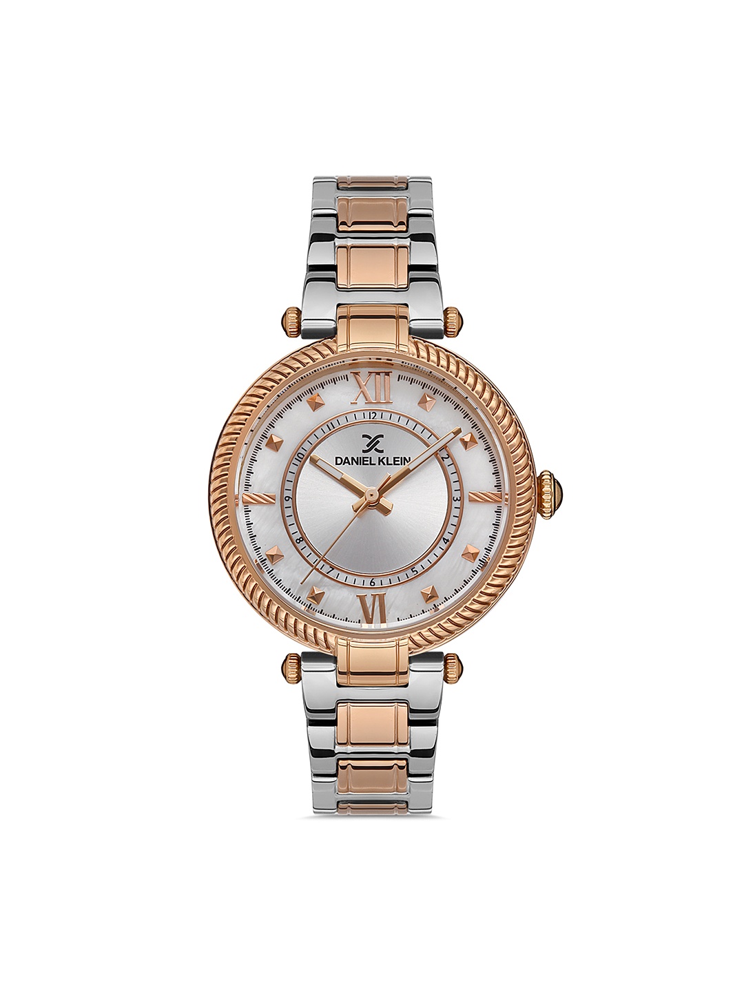 

Daniel Klein Premium Women Silver Embellished Dial & Strap Watch DK.1.13213-3