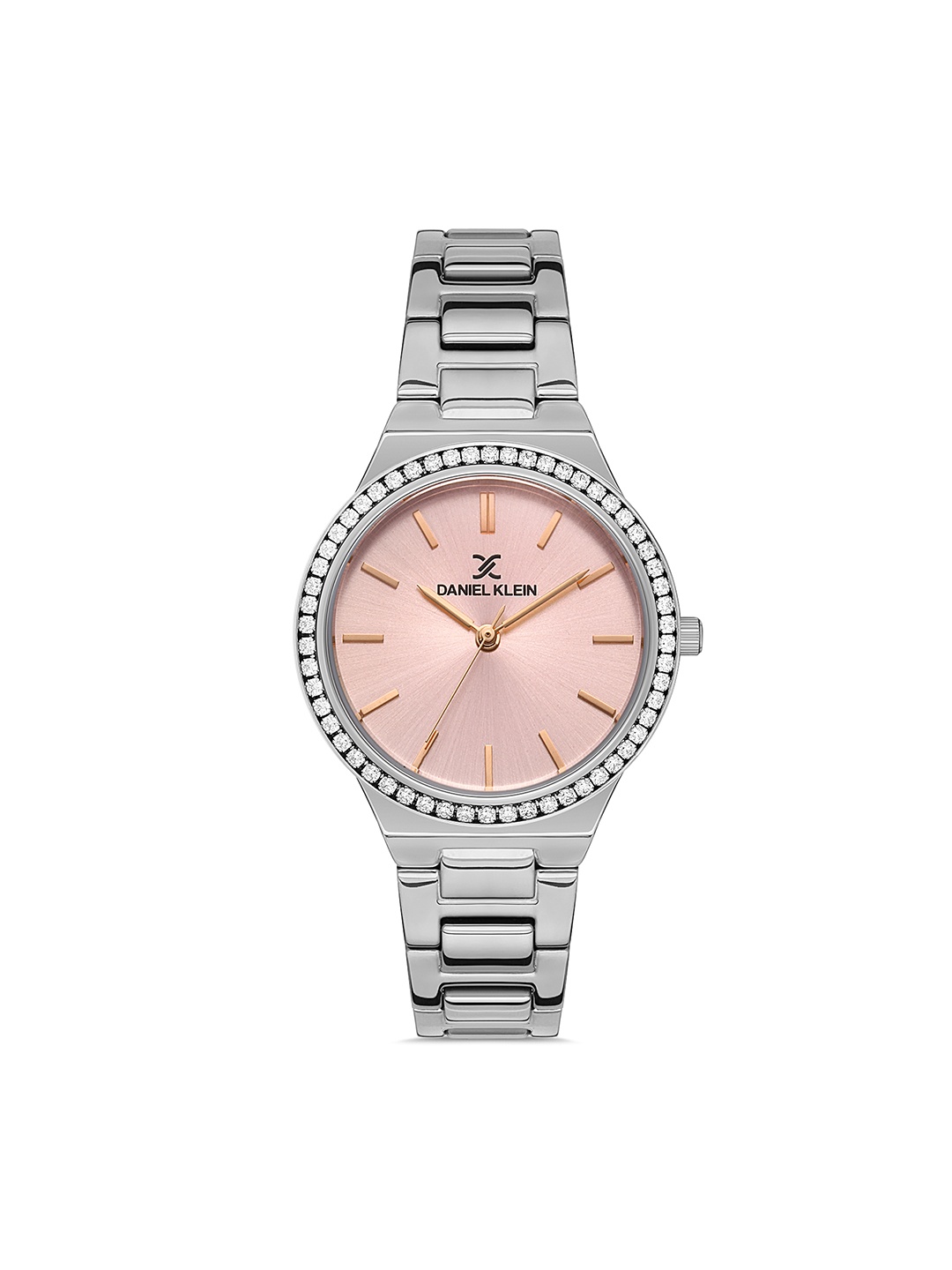 

Daniel Klein Premium Women Pink Dial & Silver Toned Strap Analogue Watch DK.1.13215-6