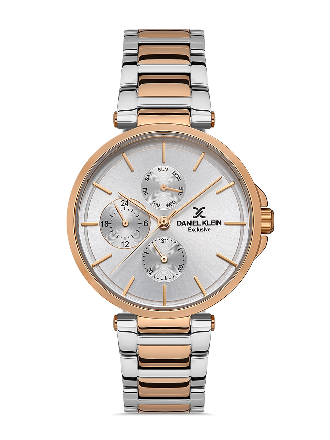 

Daniel Klein Exclusive Women Silver-Toned Dial & Strap Analogue Watch DK.1.13234-3