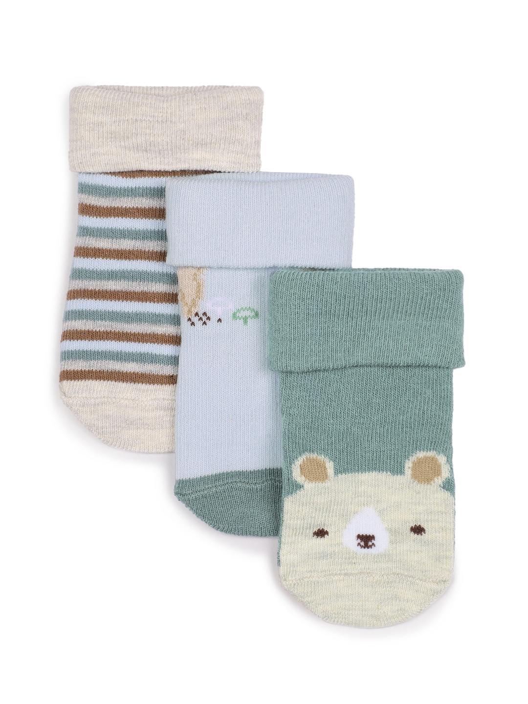 

mothercare Boys Pack of 3 Ankle Length Socks, Grey