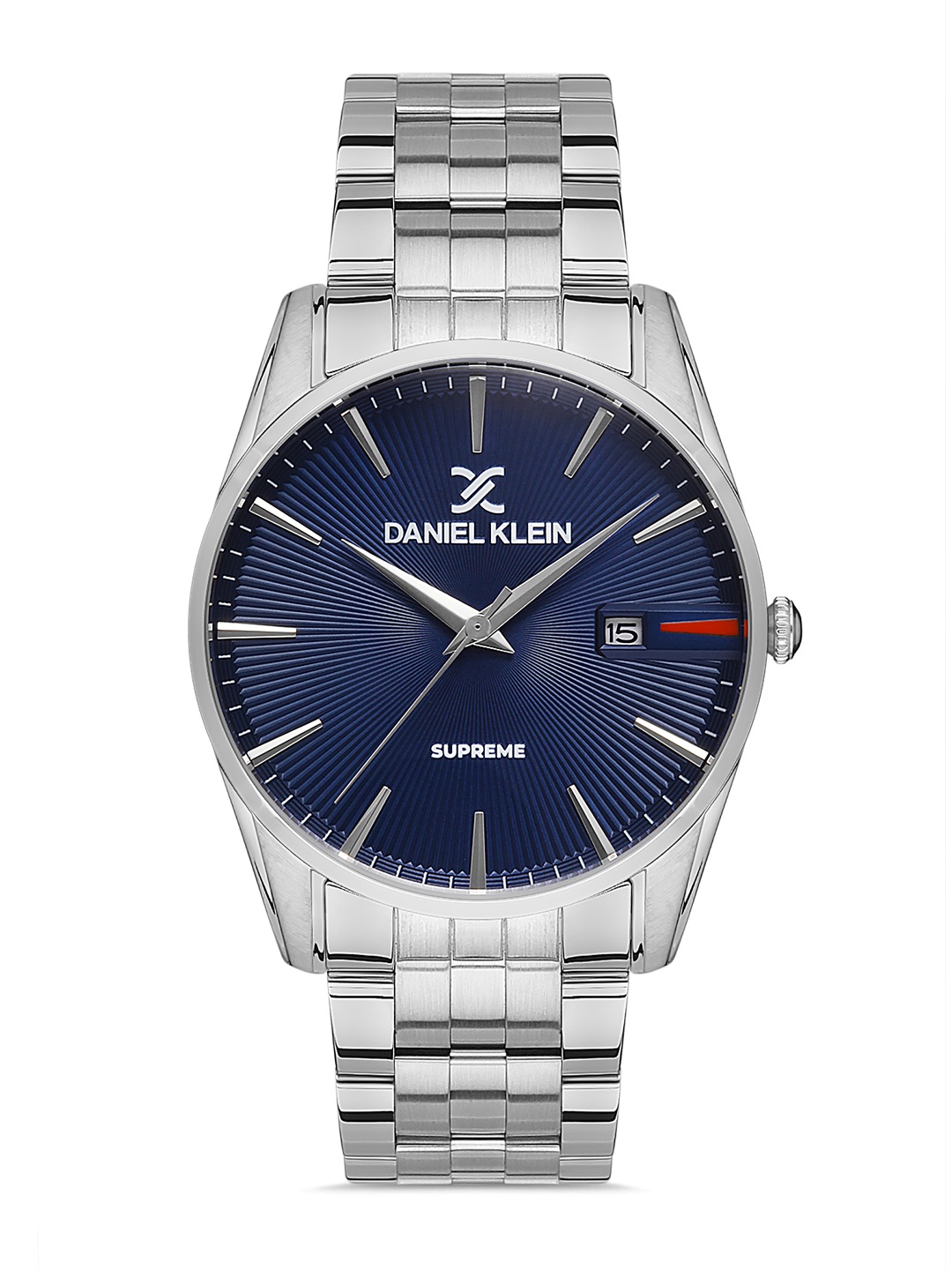 

Daniel Klein Supreme Men Blue Dial & Silver Toned Straps Analogue Watch DK.1.13322-3_OR