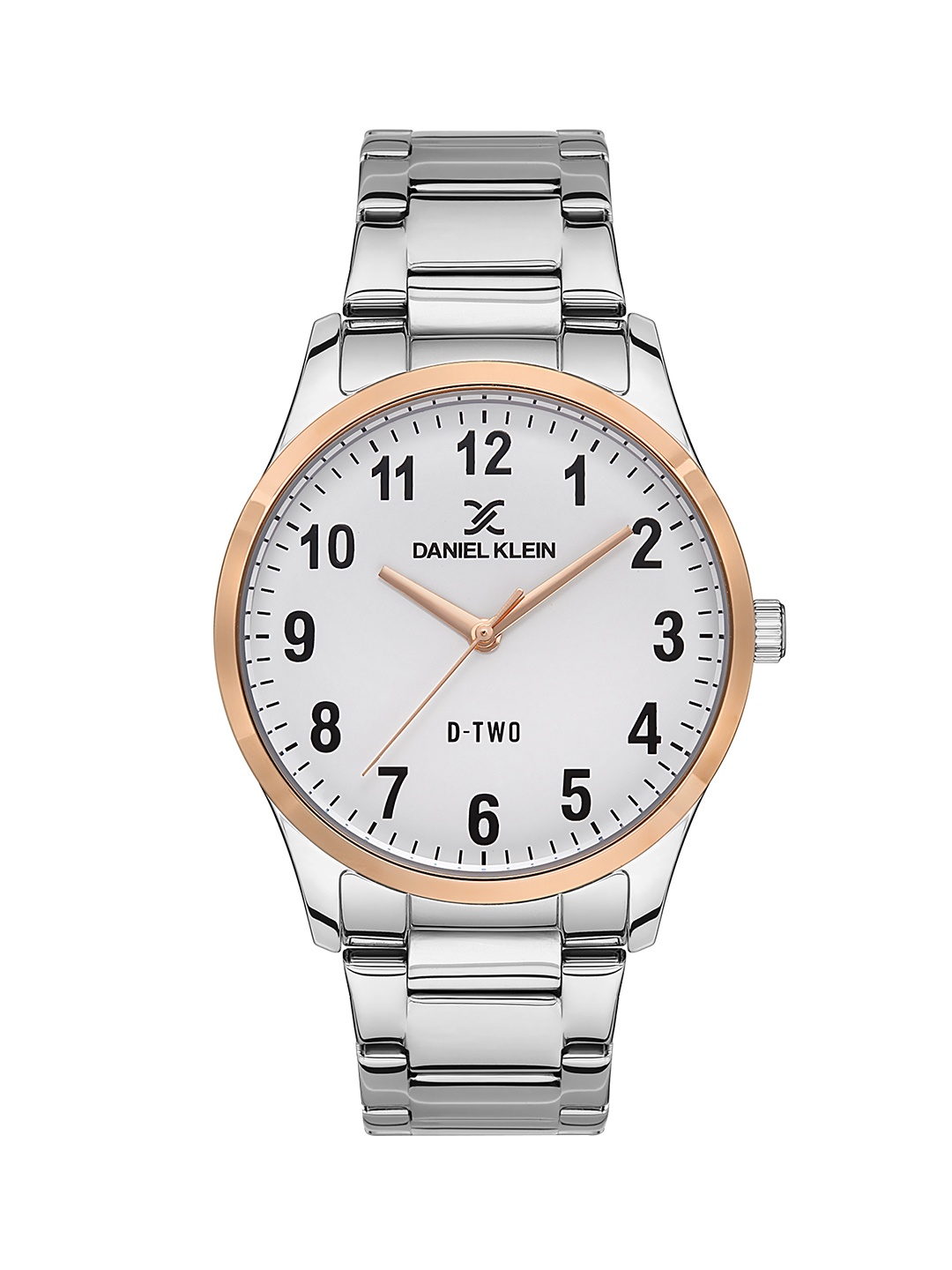 

Daniel Klein D-Two Men White Dial & Silver Toned Straps Analogue Watch DK.1.13308-3_OR