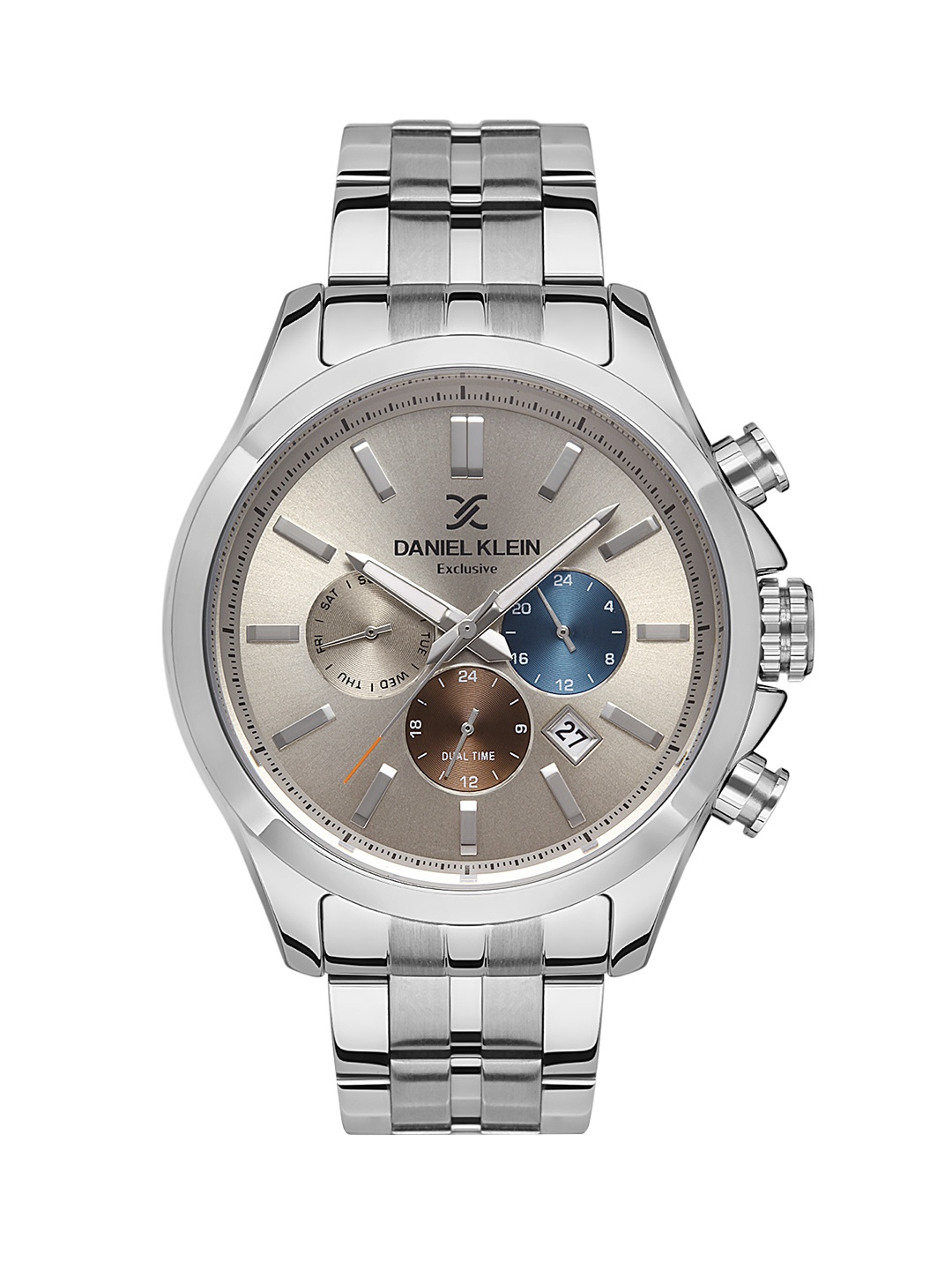

Daniel Klein Exclusive Men Grey Printed Dial & Straps Analogue Watch DK 1 13292-5_OR
