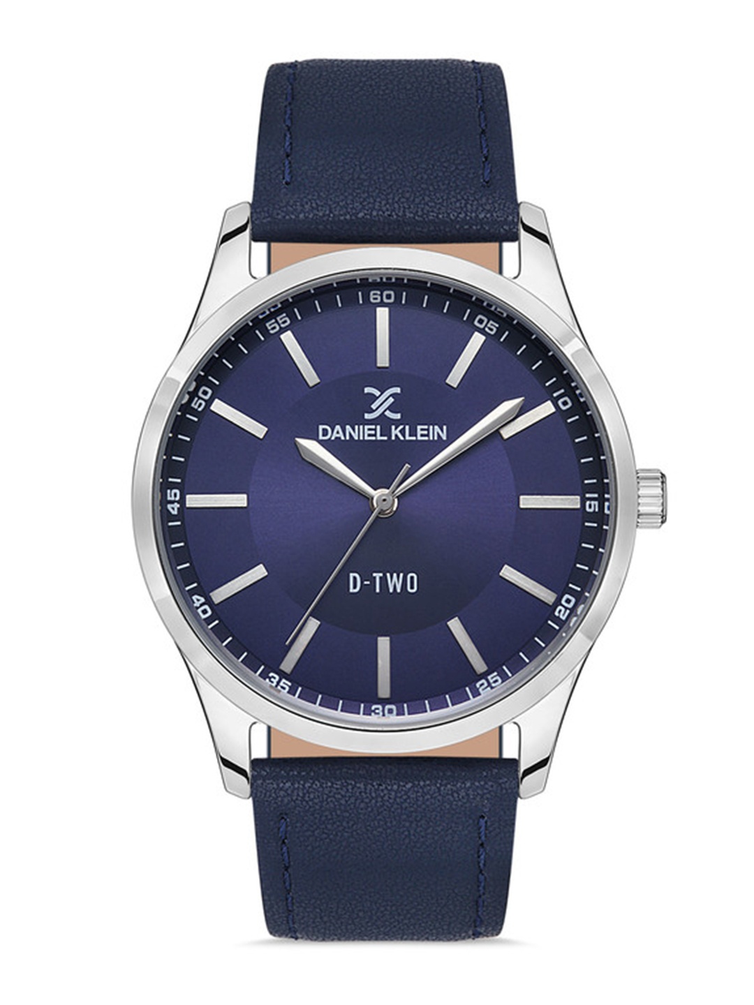 

Daniel Klein D-Two Men Blue Dial & Blue Leather Straps Analogue Watch DK.1.13310-5_OR