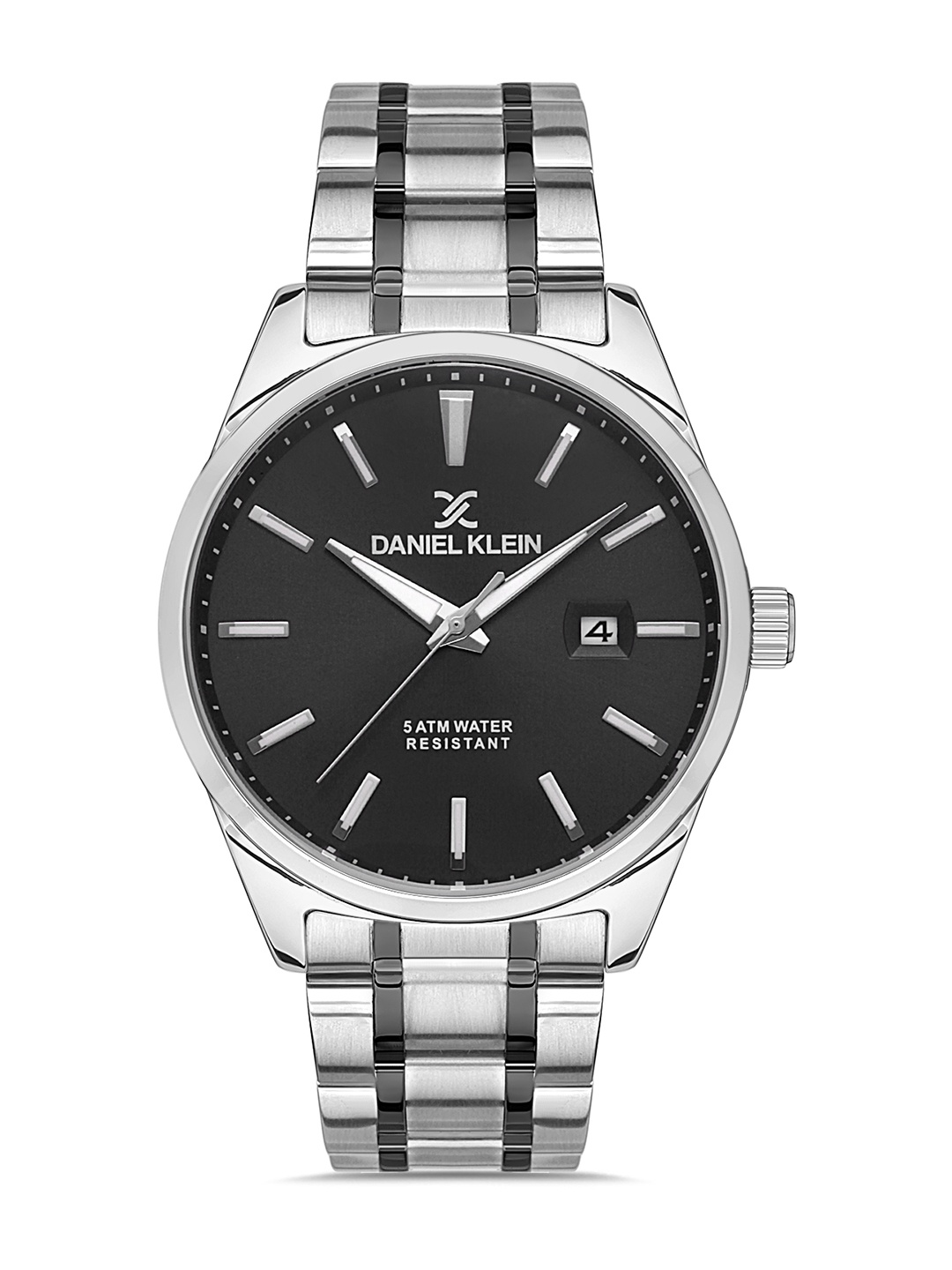 

Daniel Klein Men Black Dial & Silver Toned Straps Analogue Watch-DK.1.13329-2_OR