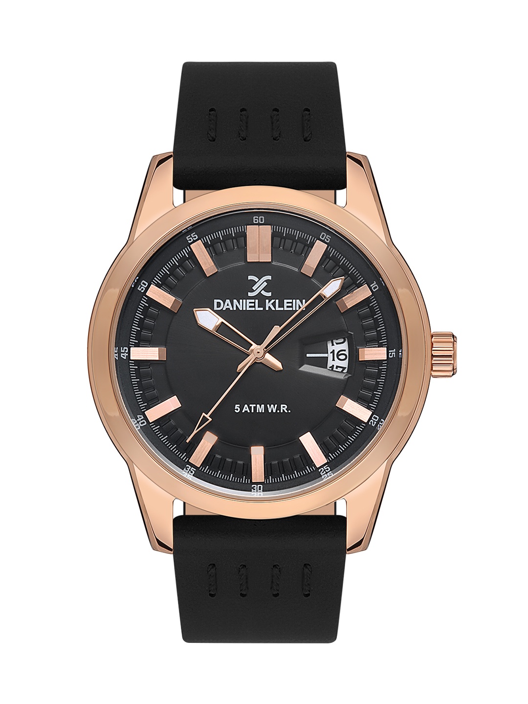 

Daniel Klein Premium Men Black Dial & Leather Strap Analogue Watch DK.1.13296-4_OR