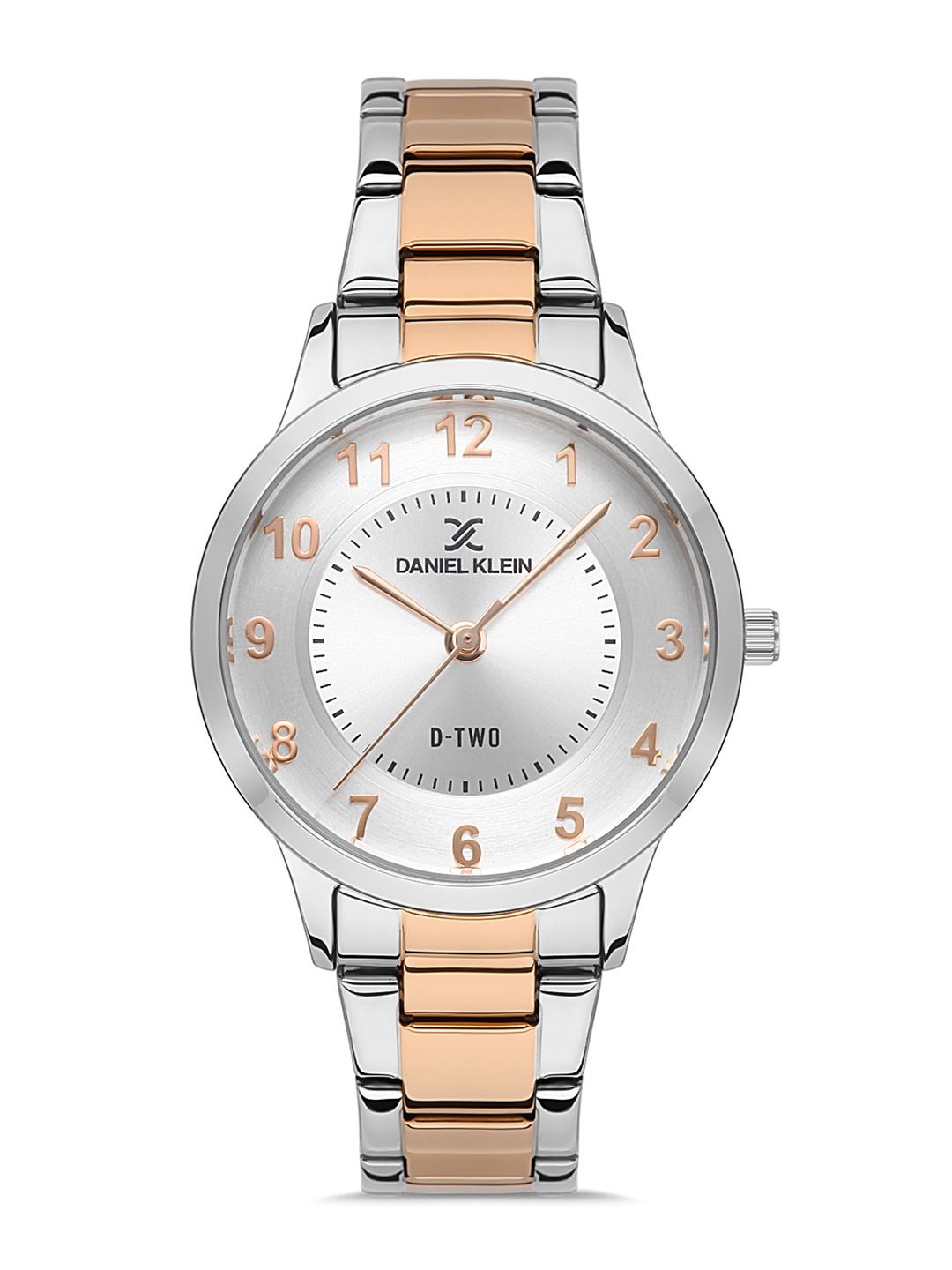 

Daniel Klein D-Two Women Silver-Toned Dial & Strap Analogue WatchDK.1.13304-4_OR
