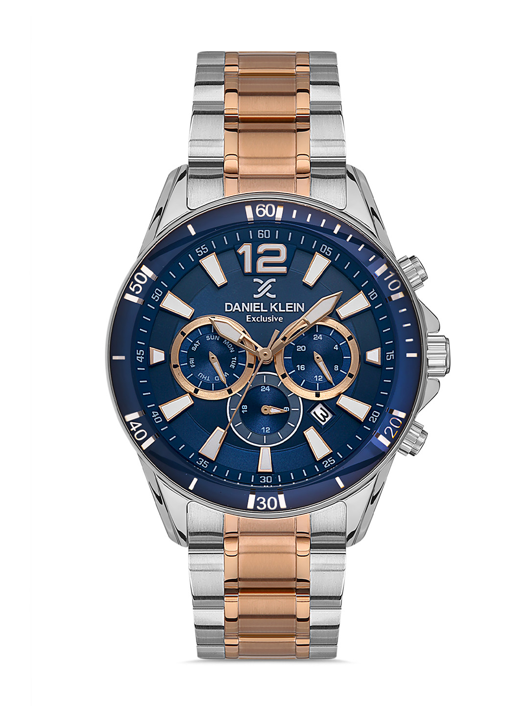 

Daniel Klein Men Blue Dial & Bracelet Style Straps Analogue Watch DK.1.13328-3_OR-Blue