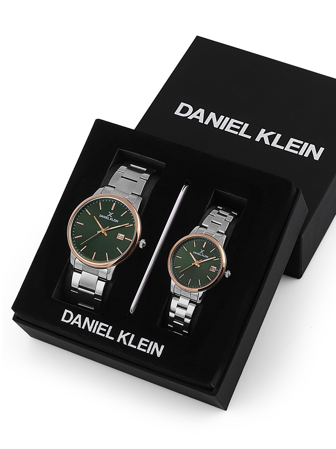 

Daniel Klein Women Green Dial & Silver Toned Straps Analogue Watch- DK.1.13298-5_OR