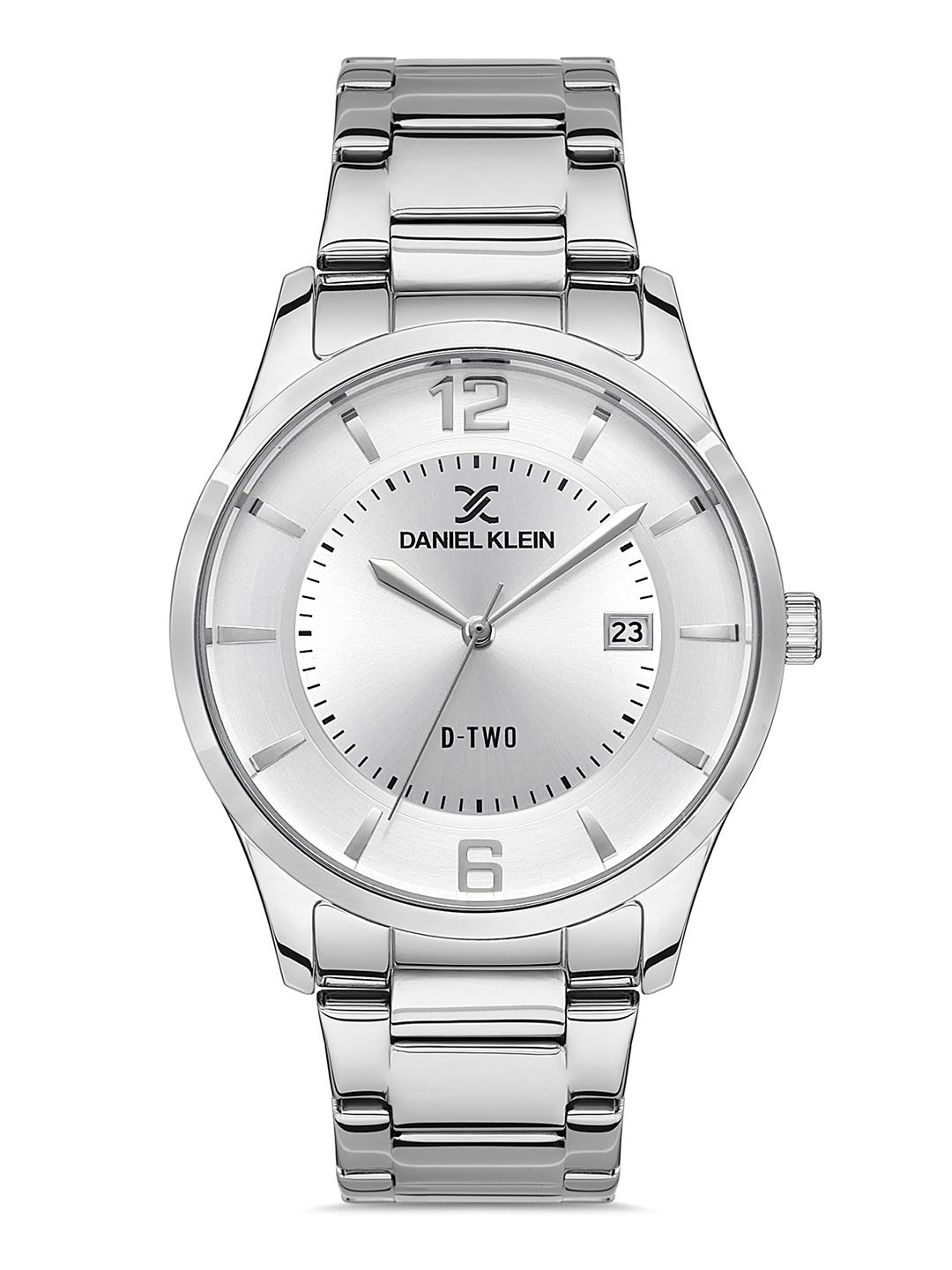

Daniel Klein D-Two Men Silver-Toned Dial & Straps Analogue Watch- DK.1.13307-4_OR