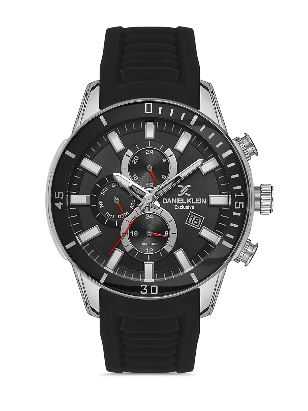 

Daniel Klein Exclusive Men Black Dial & Straps Analogue Watch DK.1.13313-6_OR