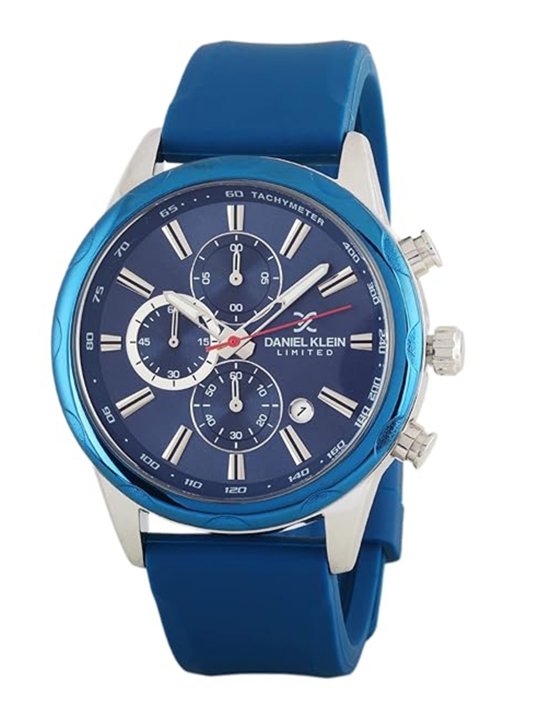 

Daniel Klein Limited Men Blue Dial & Silver-Toned Strap Analogue Watch Gift Set
