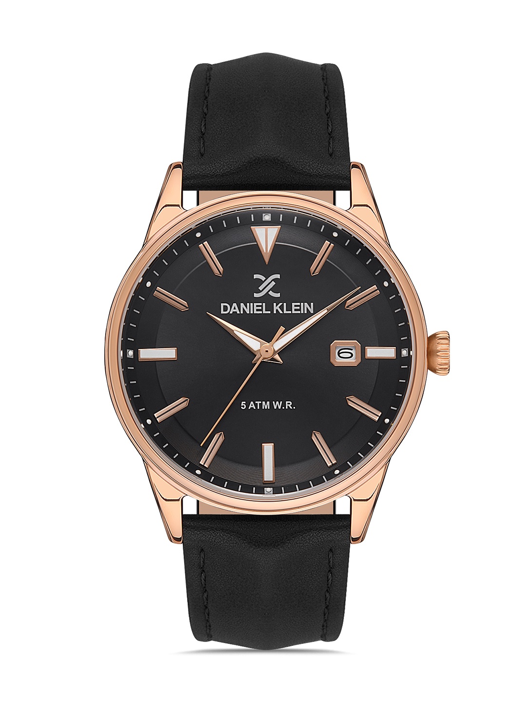 

Daniel Klein Premium Men Black Dial & Black Leather Straps Analogue Watch DK 1 13312-4_OR