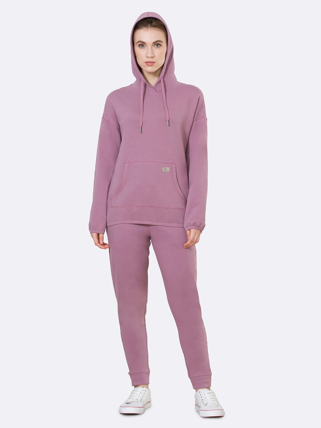 

Van Heusen Women Hooded Sweatshirt, Mauve