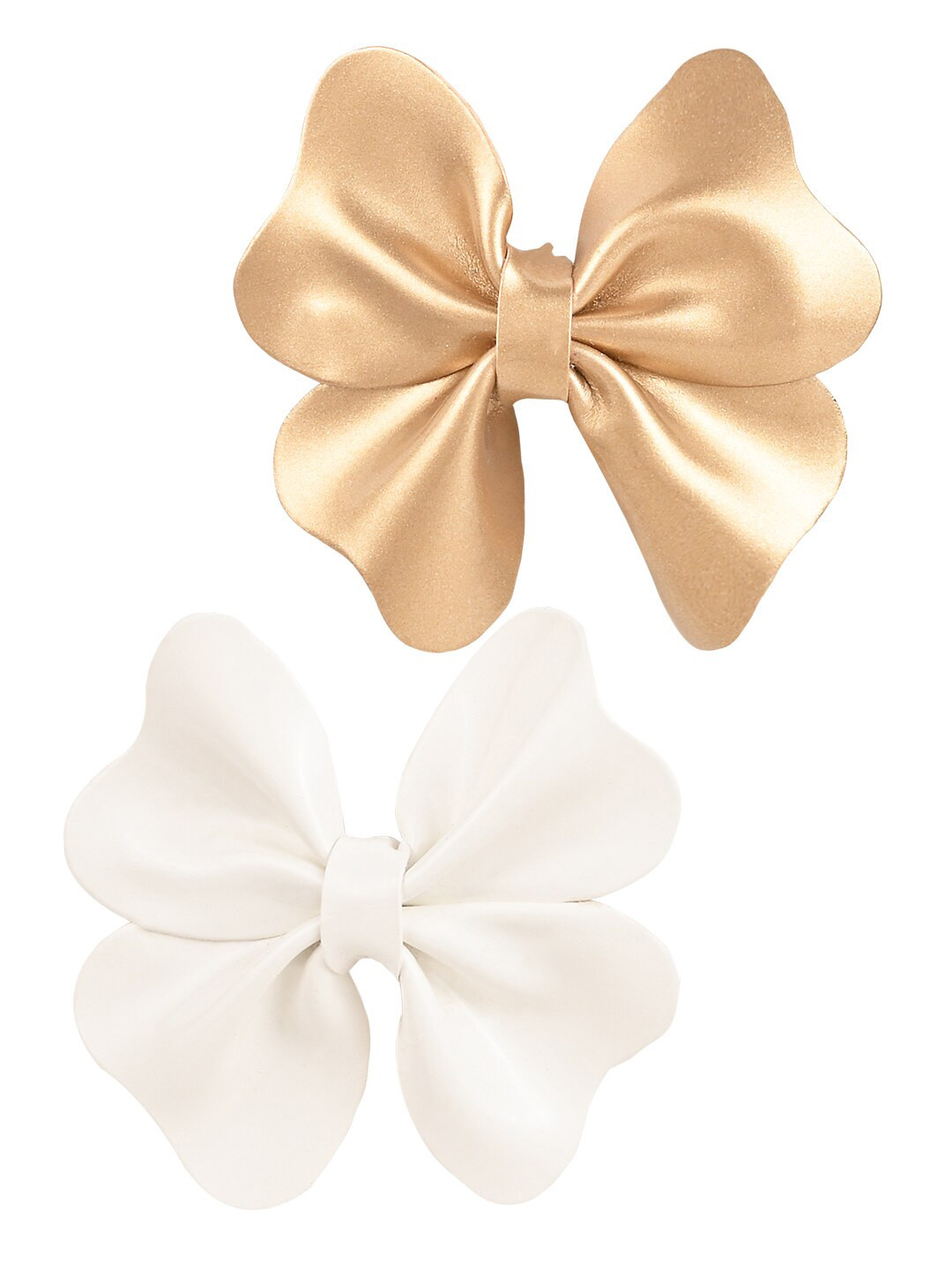 

Aye Candy Girls Set of 2 Alligator Hair Clip, White