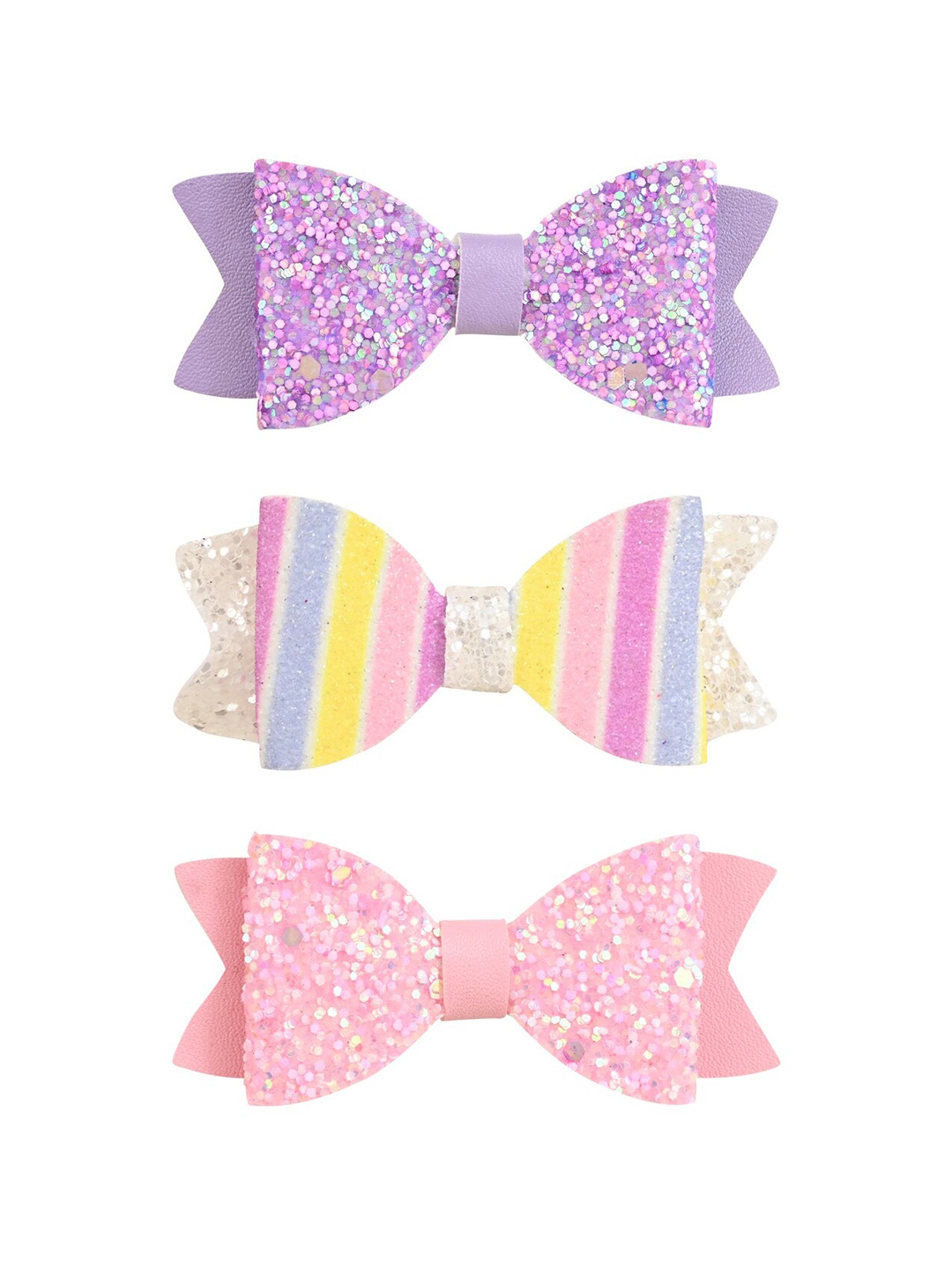 

Aye Candy Girls Set of 3 Alligator Hair Clip, Purple