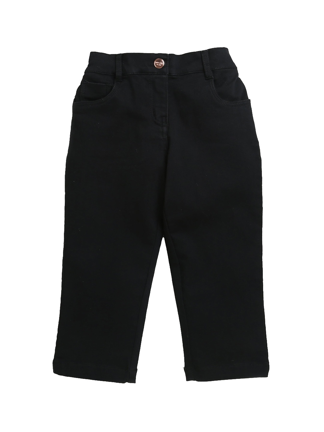 

Tiny Girl Girls Solid Cotton Jeans, Na