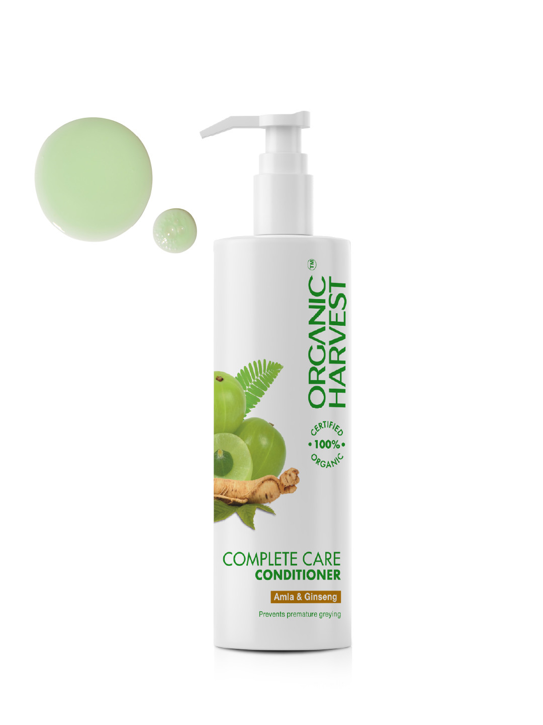 

Organic Harvest Complete Care Conditioner with Amla & Ginseng Extracts, White