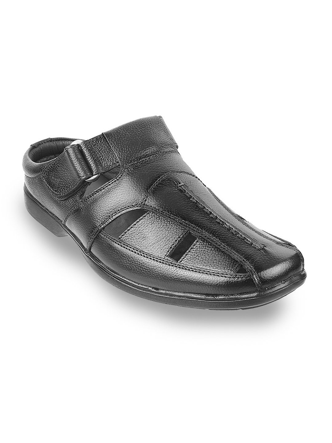 

Metro Men Black Shoe-Style Sandals