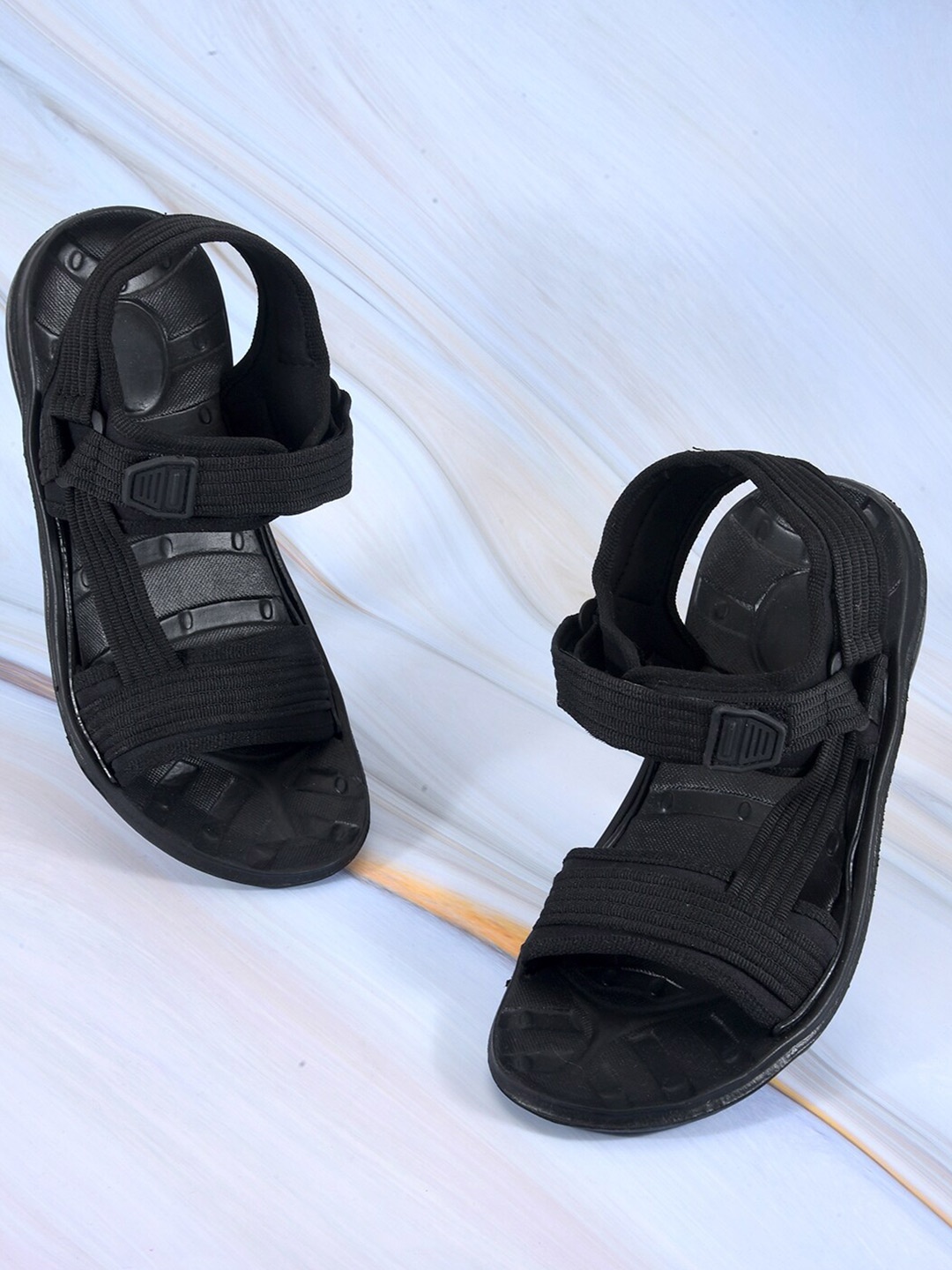 

Liberty Men Black Comfort Sandals