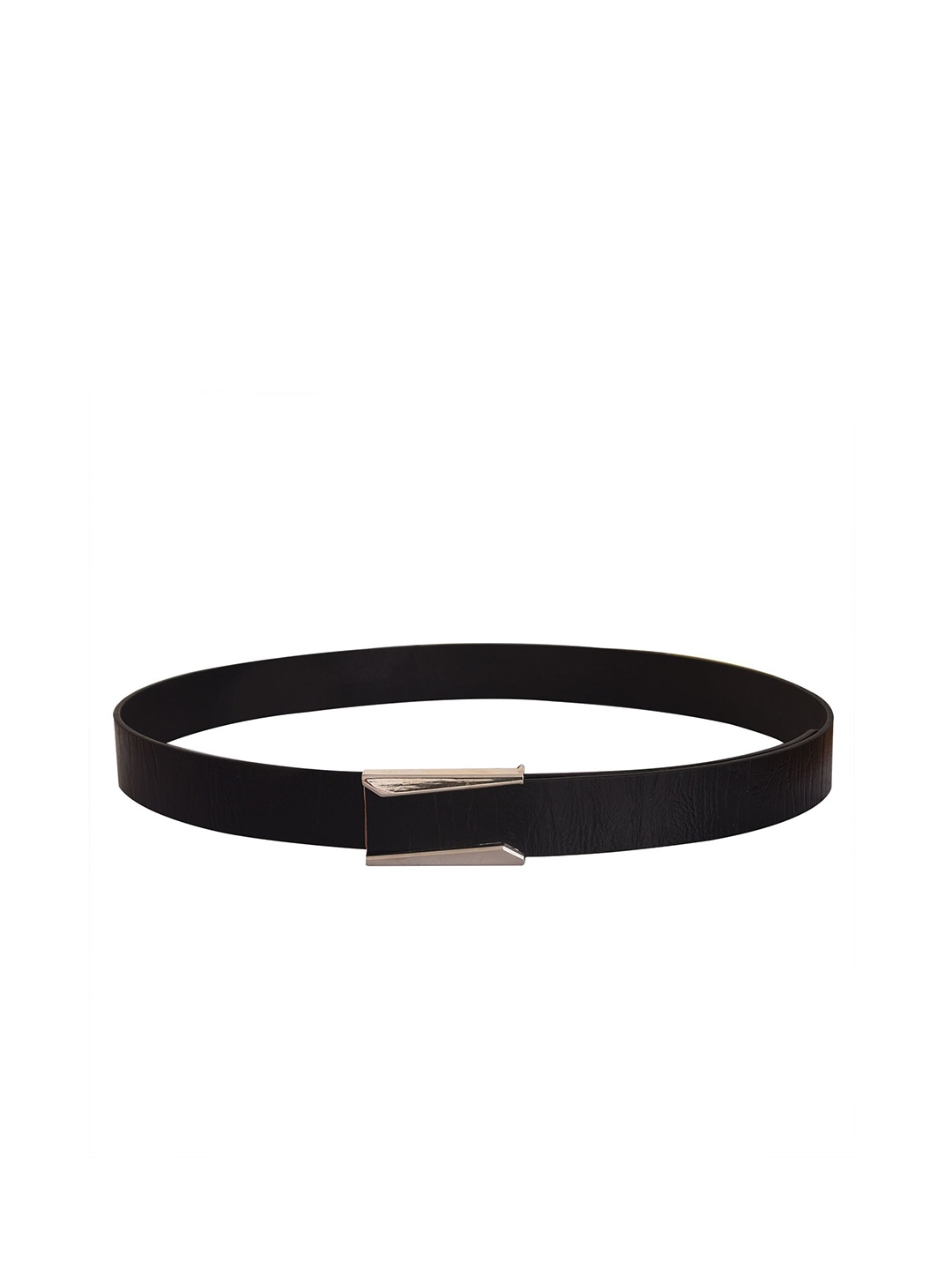 

Calvadoss Women Black Textured Leather Belt