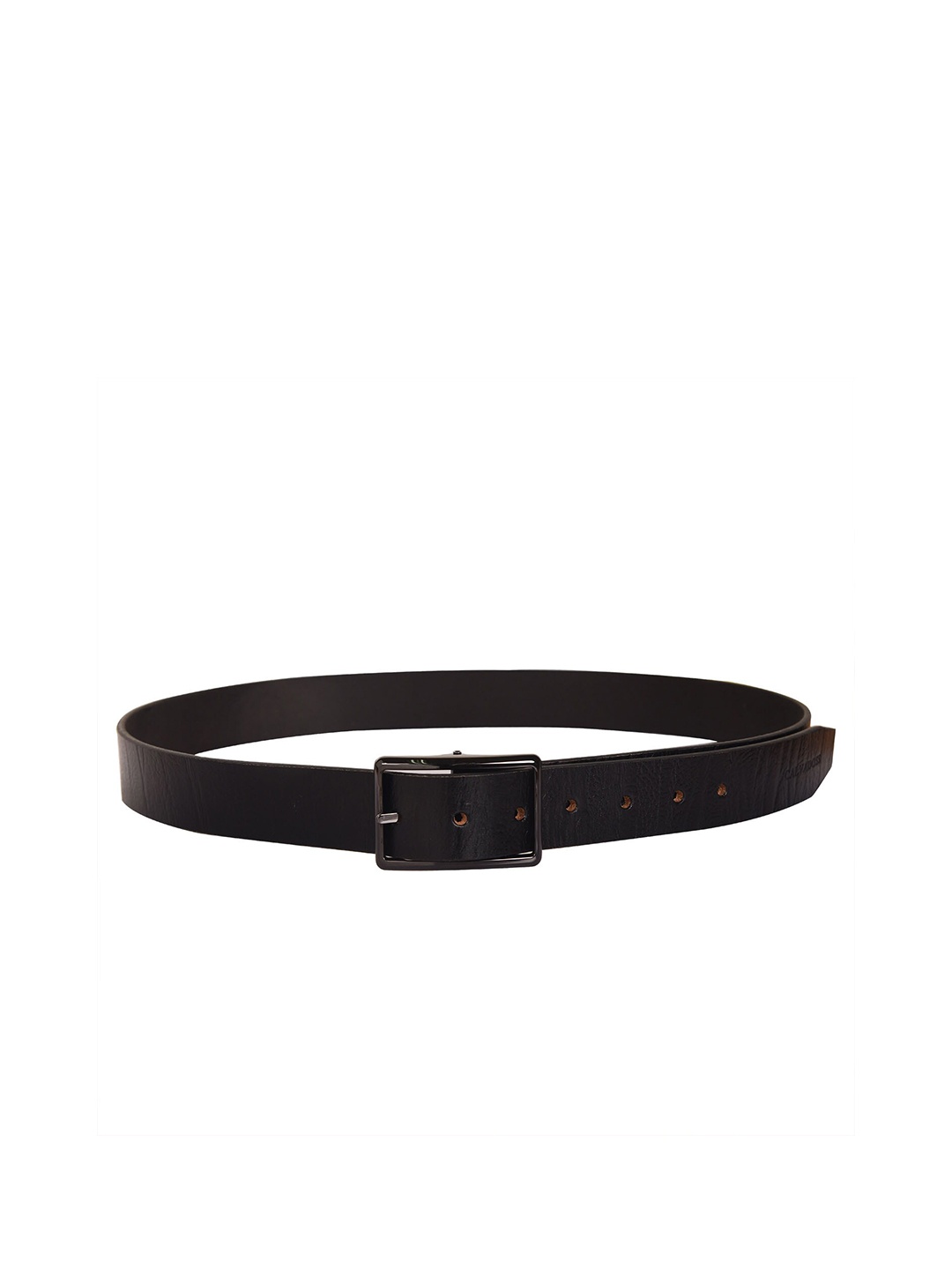 

Calvadoss Women Black Textured Leather Belt