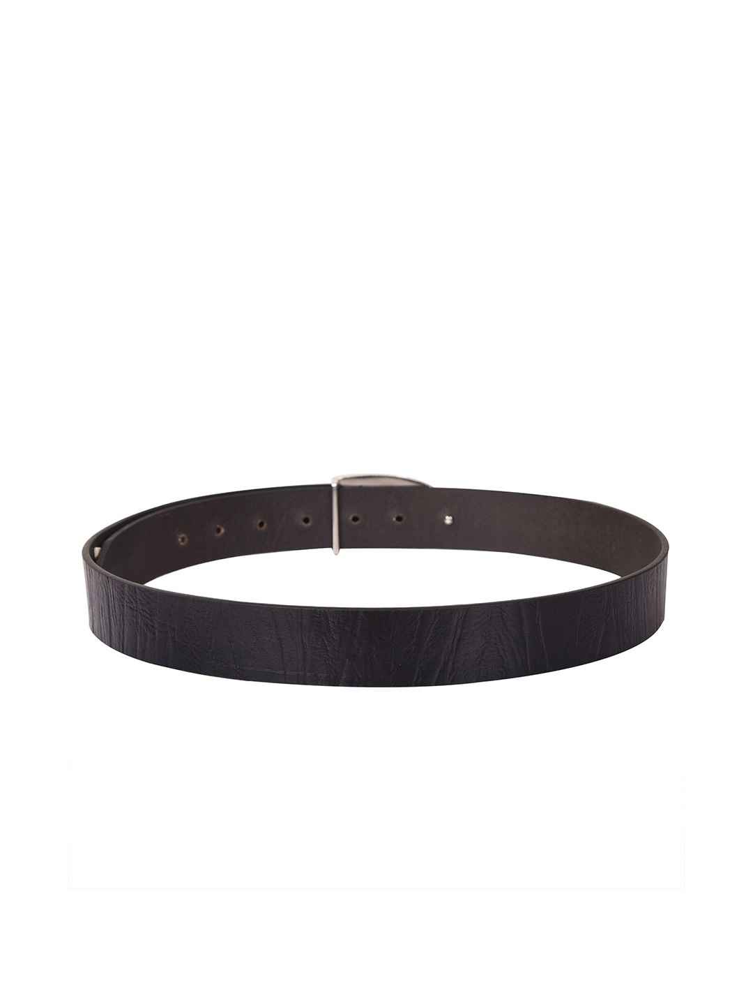 

Calvadoss Women Black Textured Leather Belt