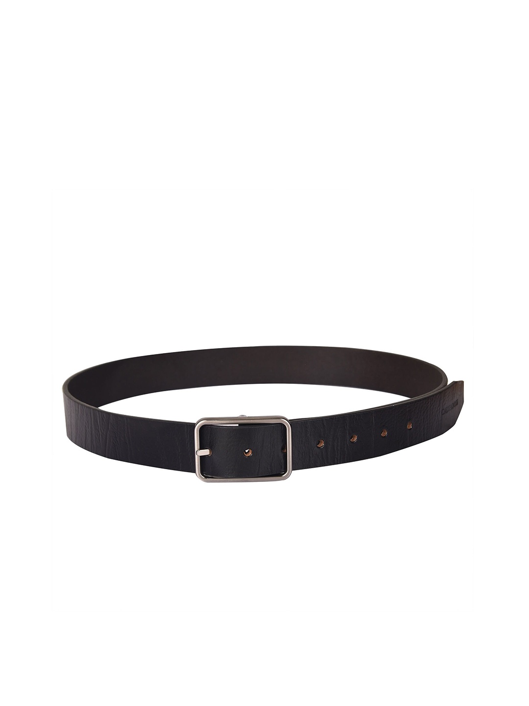 

Calvadoss Women Black Textured Leather Belt