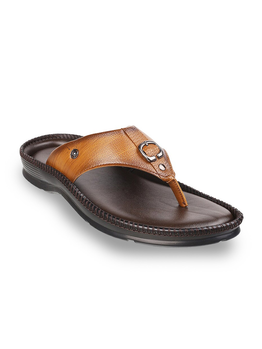 

WALKWAY by Metro Men Tan Comfort Sandals