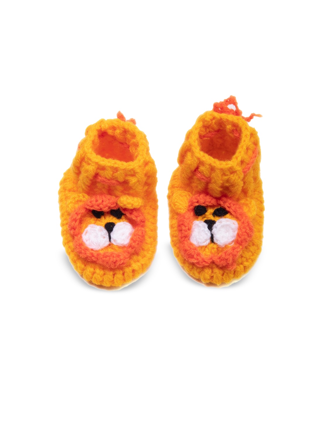 

The Original Knit Infants Yellow Lion Booties