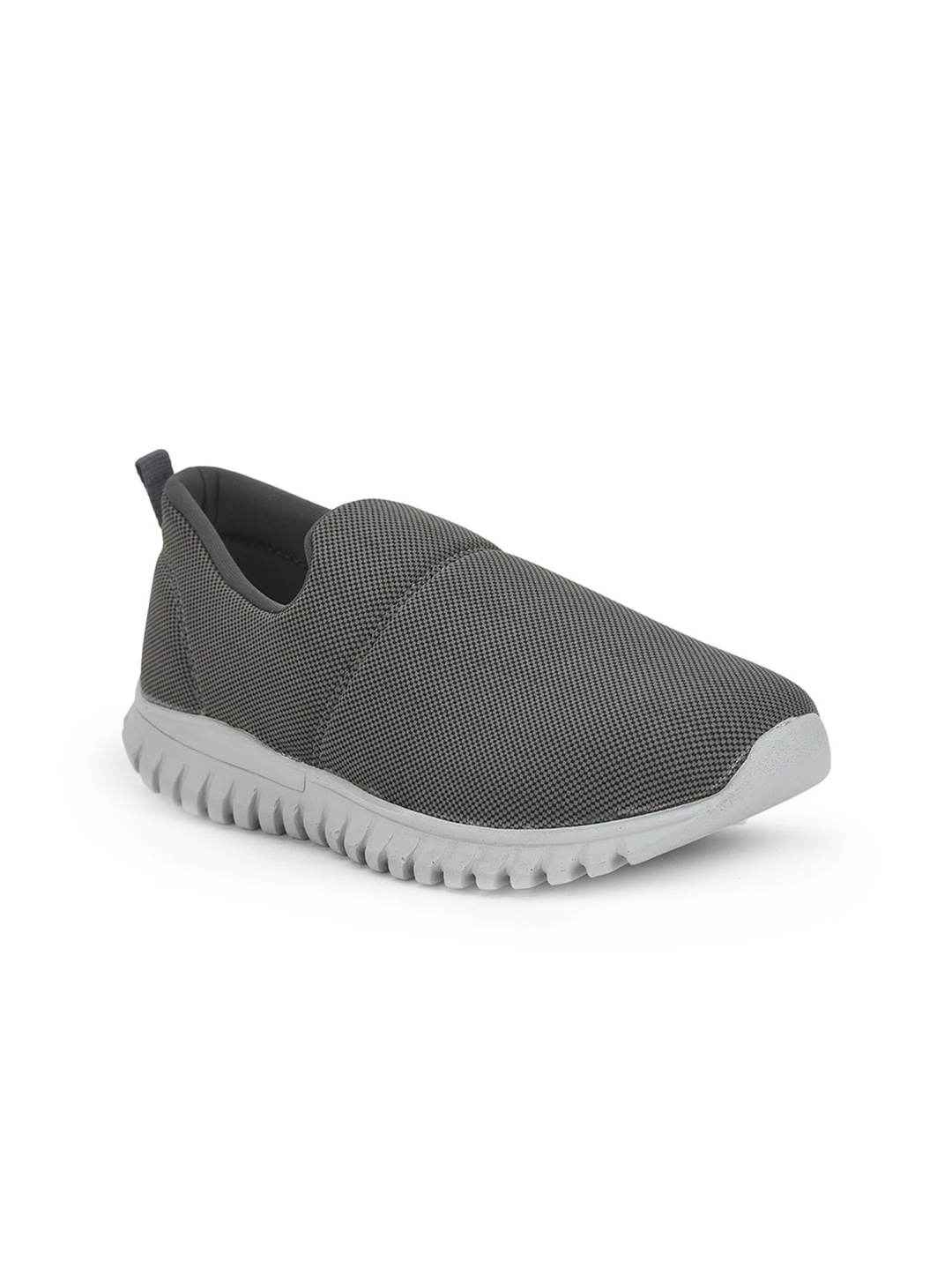 

Liberty Men Grey Woven Design Slip-On Sneakers